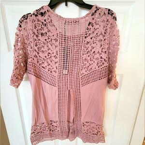 BKE Crochet Top-Buckle